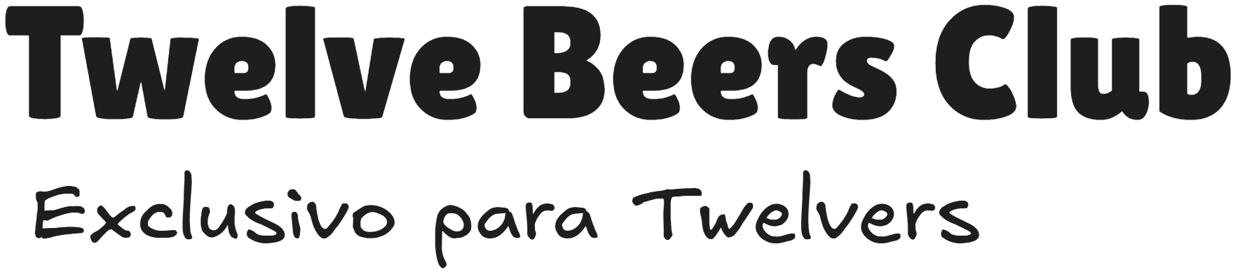 Twelve Beers Club — Exclusivo para Twelvers